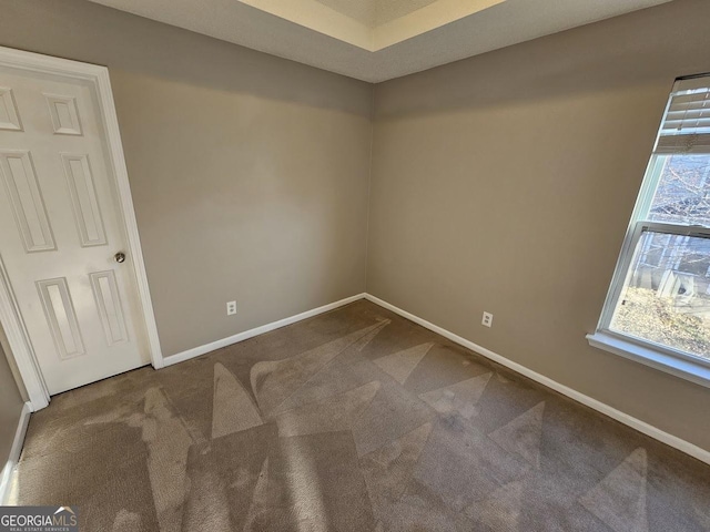 unfurnished room featuring carpet flooring