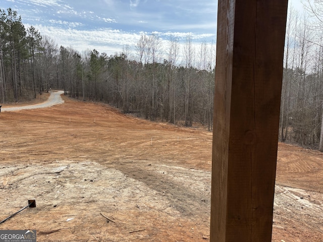 view of local wilderness featuring a view of trees