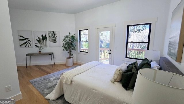 unfurnished room featuring light wood-type flooring