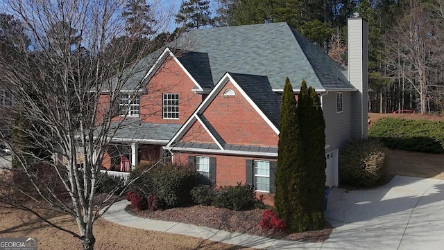 view of front of home