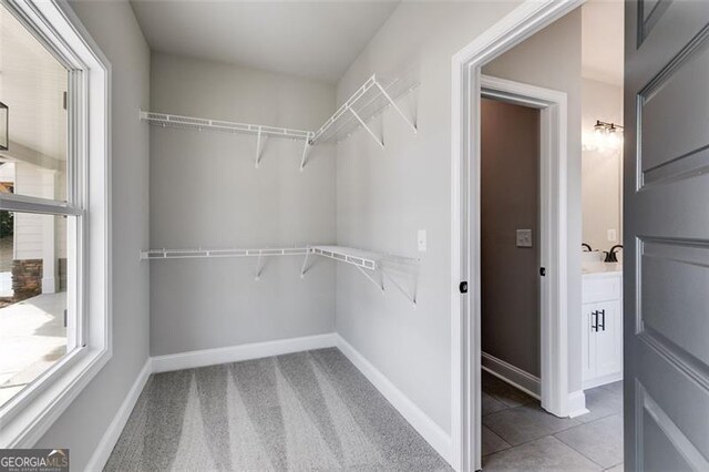 bathroom with separate shower and tub