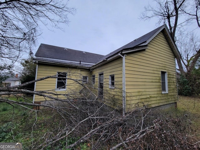 view of property exterior