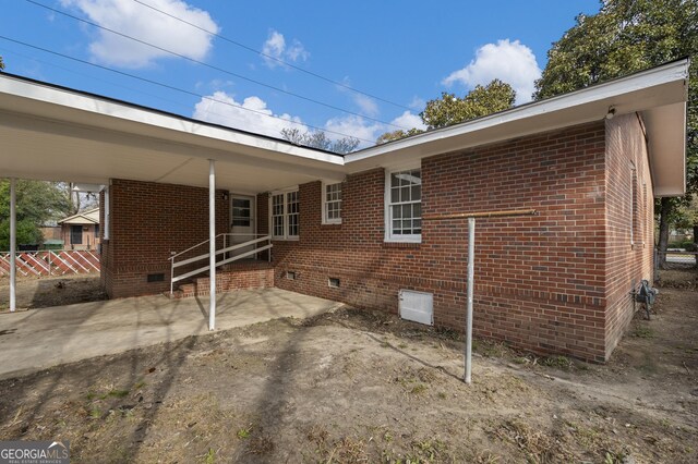 view of property exterior