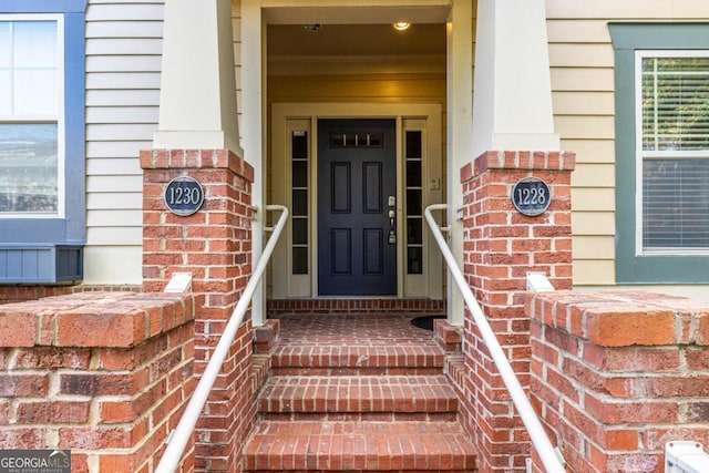 view of entrance to property