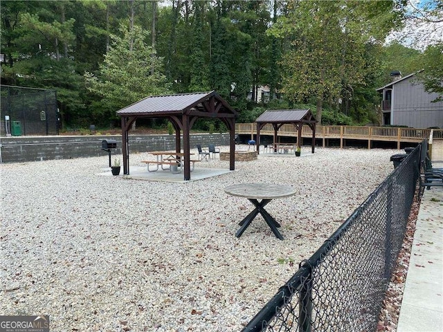 surrounding community featuring a gazebo