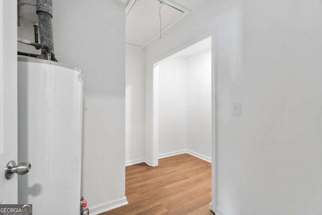 interior space featuring wood-type flooring