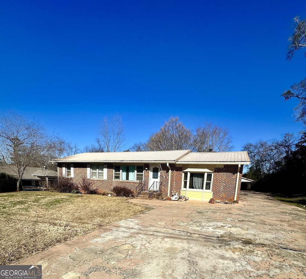 view of ranch-style house