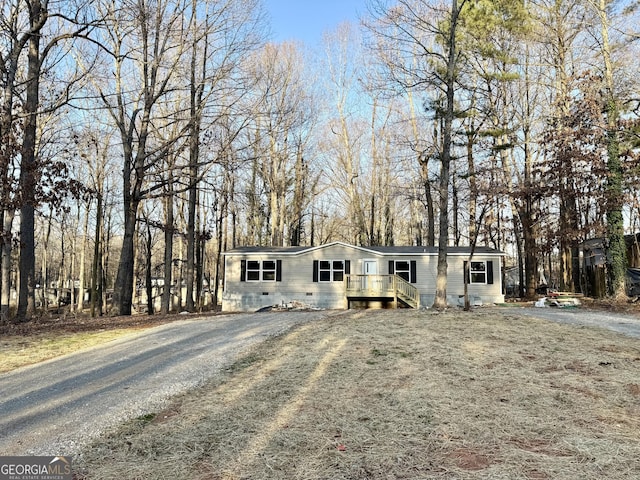 view of front of home