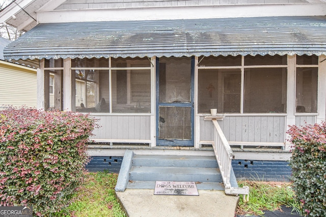 view of property entrance