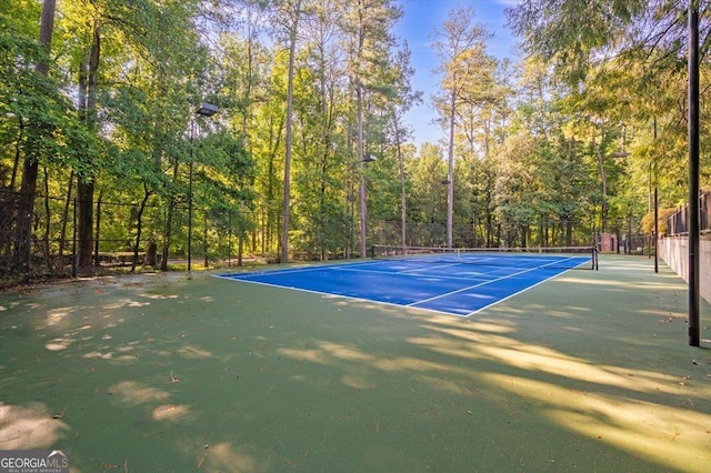 view of sport court with basketball court