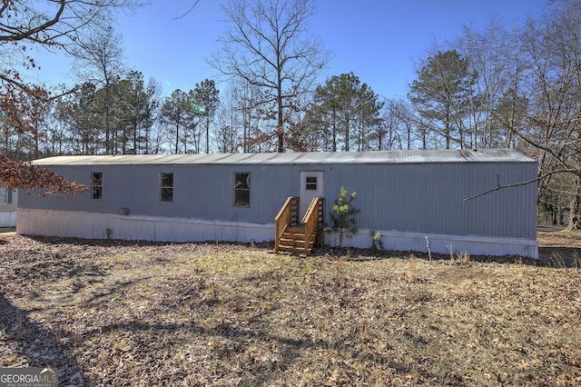 view of rear view of property