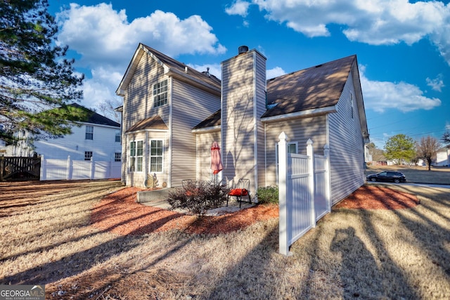 view of rear view of house