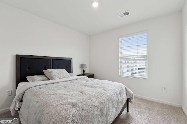 bedroom with carpet flooring