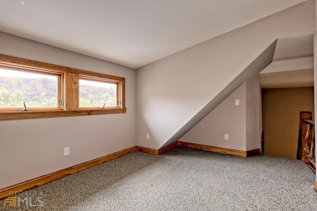 unfurnished room with carpet floors