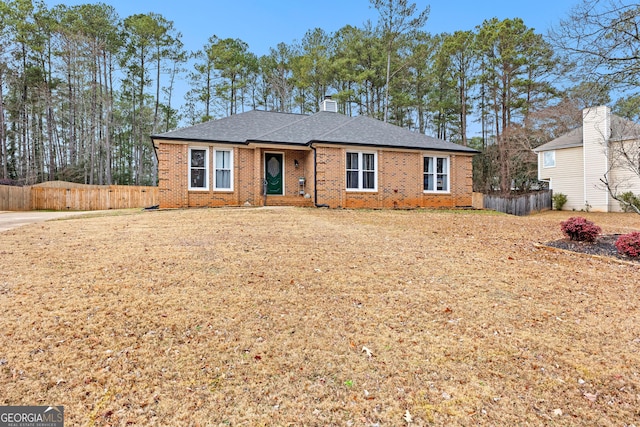 view of ranch-style house