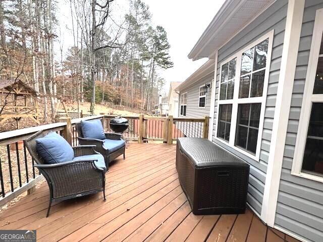 213 Moore Valley Way, Canton, GA 30115 - view of deck