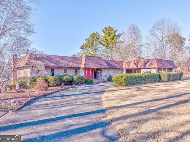 view of ranch-style house