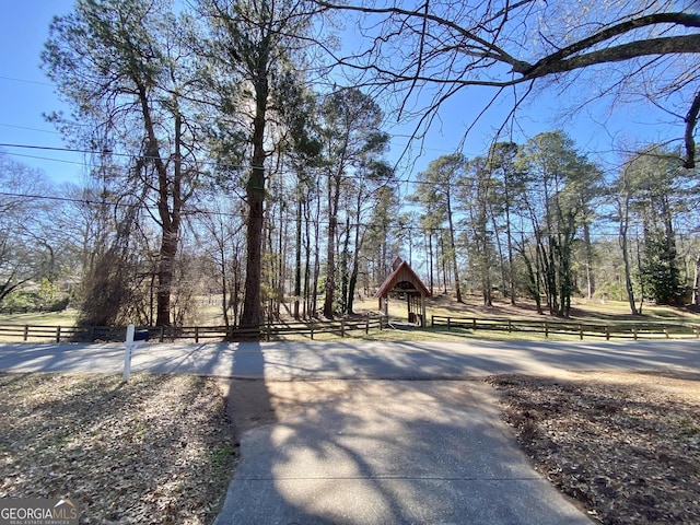 view of road