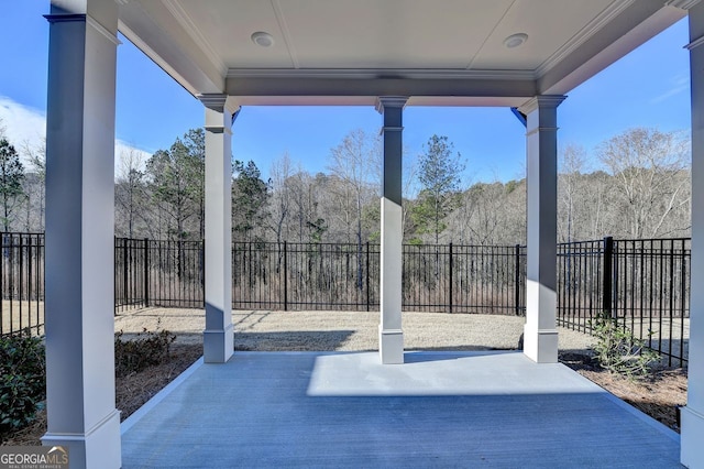 view of patio