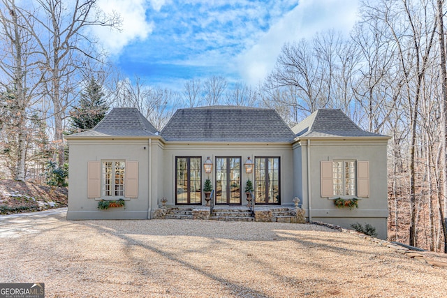 view of rear view of property