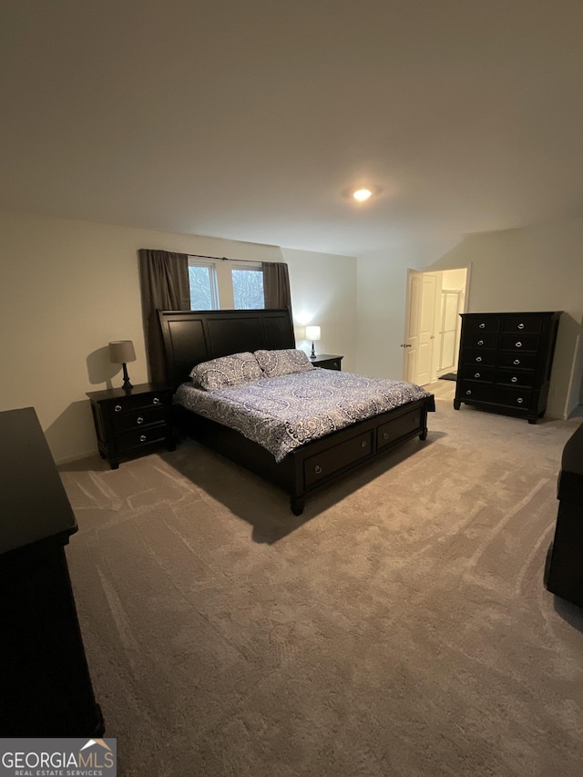 bedroom featuring carpet floors