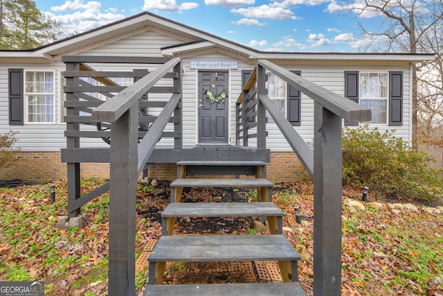 view of property entrance