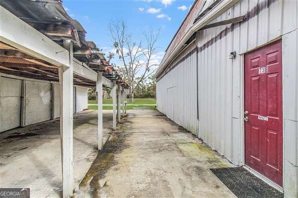 view of side of property