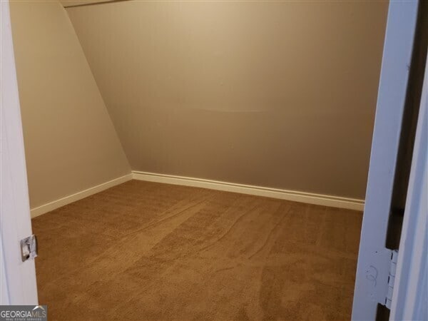 spacious closet featuring carpet