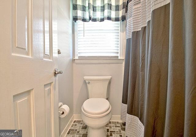 bathroom with toilet