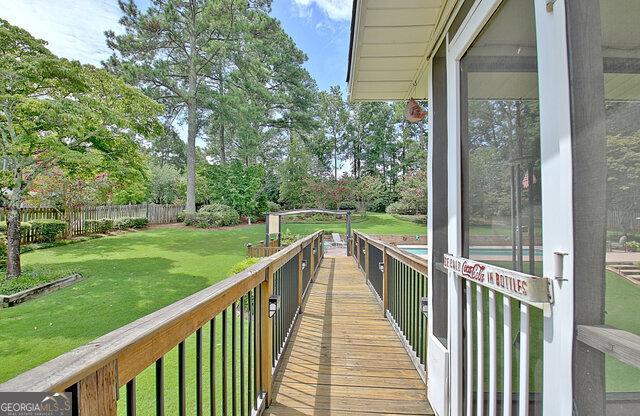 exterior space with a lawn