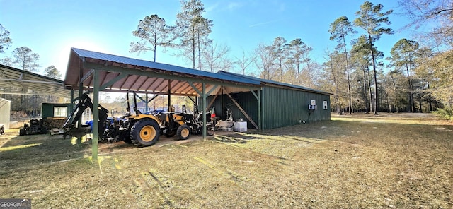 view of outbuilding