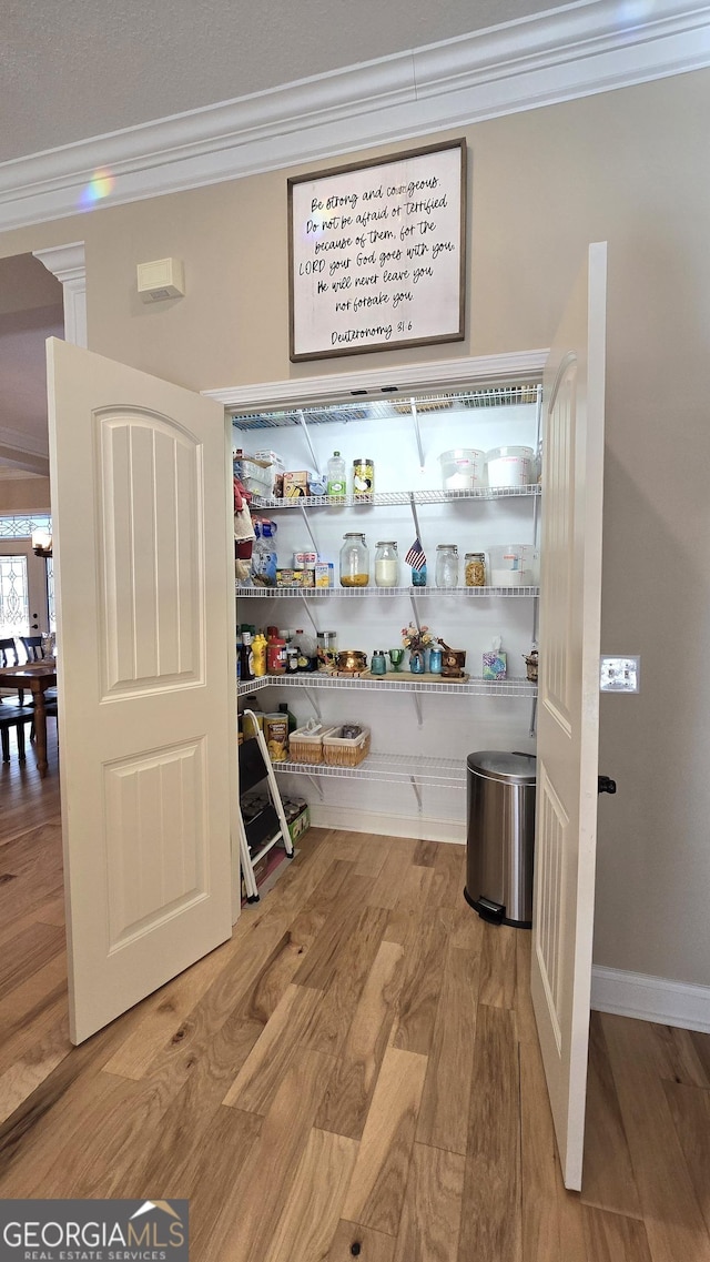 view of pantry