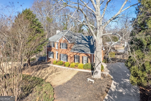 view of front of home