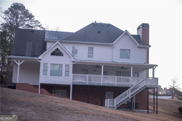 view of rear view of house