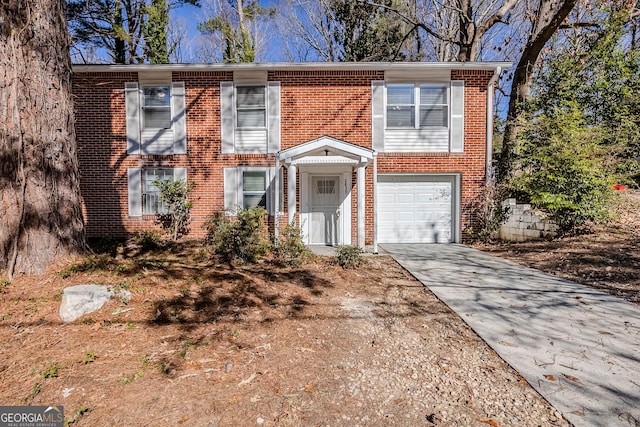 2839 Allegro Dr NW, Atlanta, GA 30318 - view of front of house with a garage