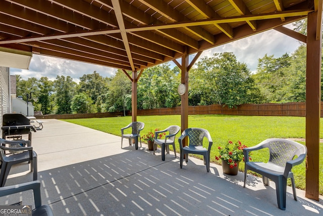 view of patio