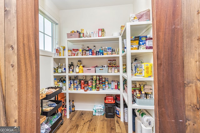 view of pantry