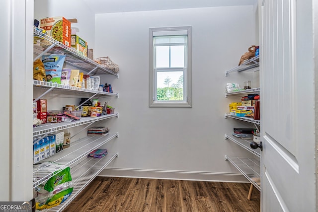 view of pantry