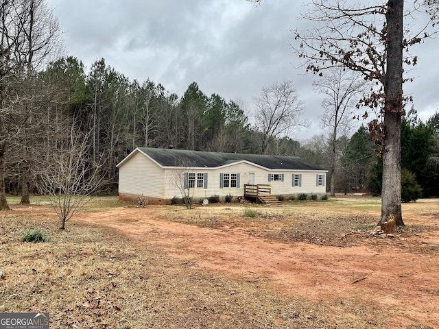 view of manufactured / mobile home