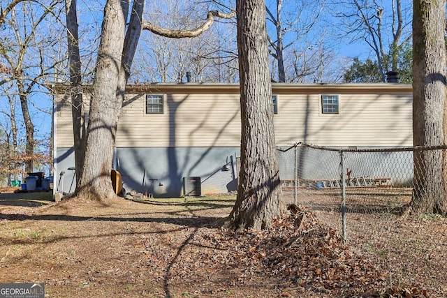 view of rear view of property