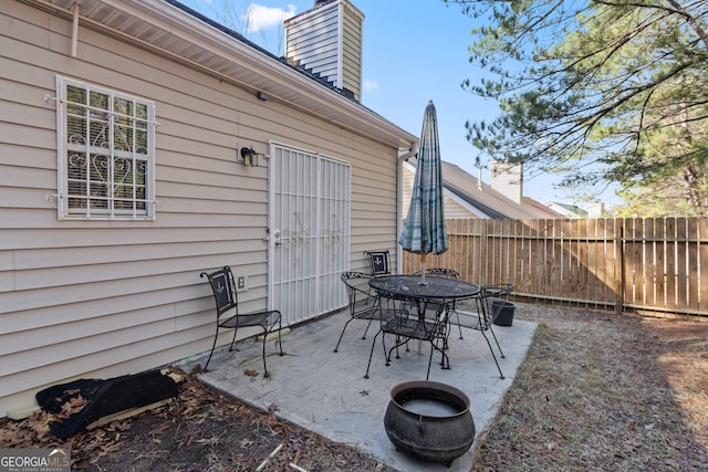 3700 Mays Xing SW, Atlanta, GA 30331 - view of patio / terrace featuring fence