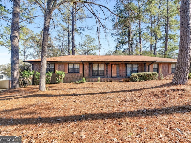 view of ranch-style home