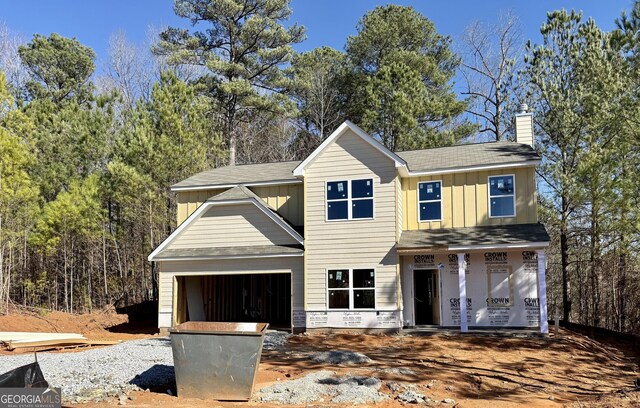 view of property in mid-construction