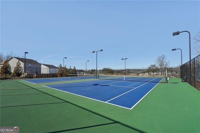 view of sport court featuring basketball court