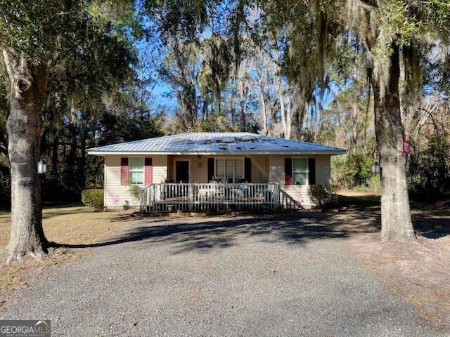 view of ranch-style home