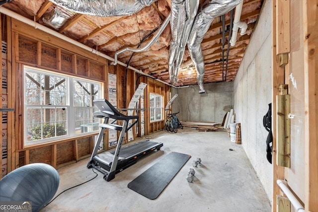 view of exercise room