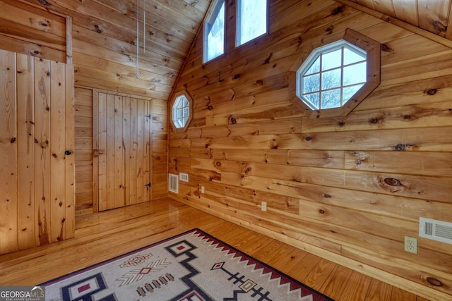 interior space with wood-type flooring