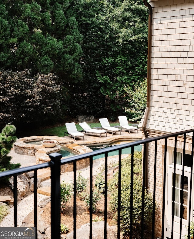 exterior space with a patio