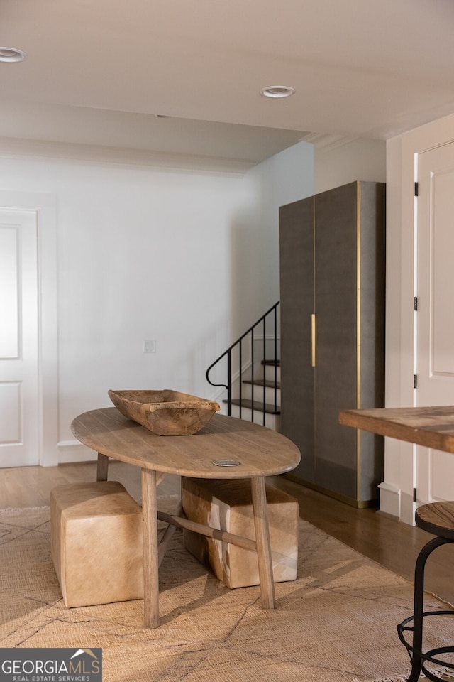 view of dining area