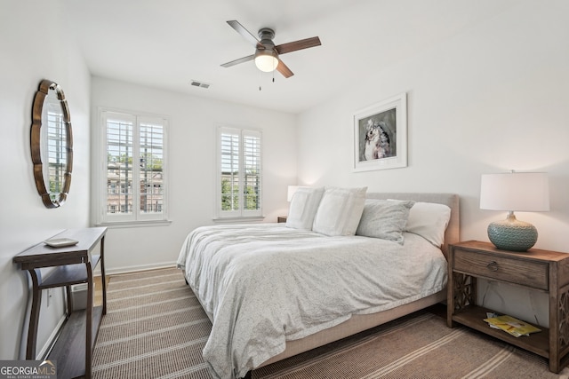 475 Rose Garden Ln, Alpharetta, GA 30009 - bedroom with baseboards and a ceiling fan